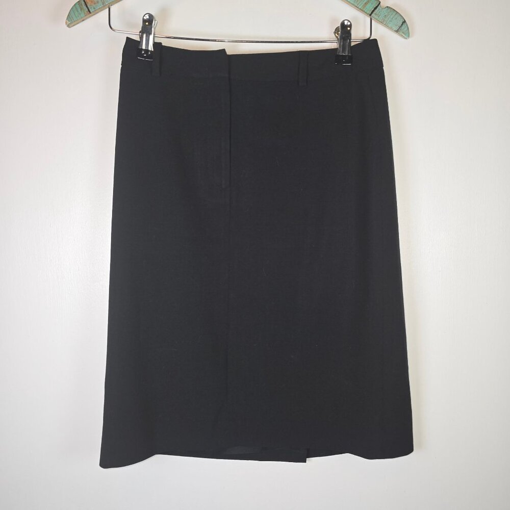Brooks Brothers Women's Black Wool 2 Piece Professional Pencil Skirt Set, 2P/4P - Picture 9 of 10